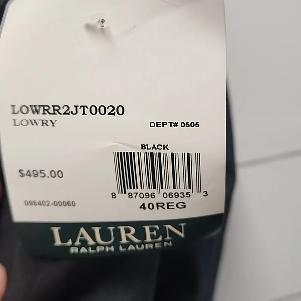 NWT WomensLauren Ralph Lauren Navy Raincoat Coat - Picture 6 of 7